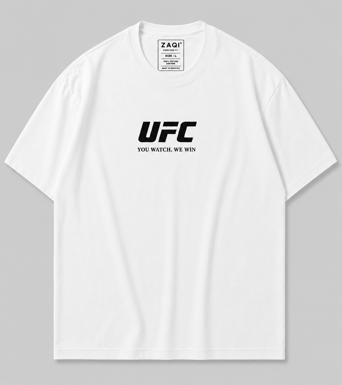 UFC Minimal Oversized Tee – Black