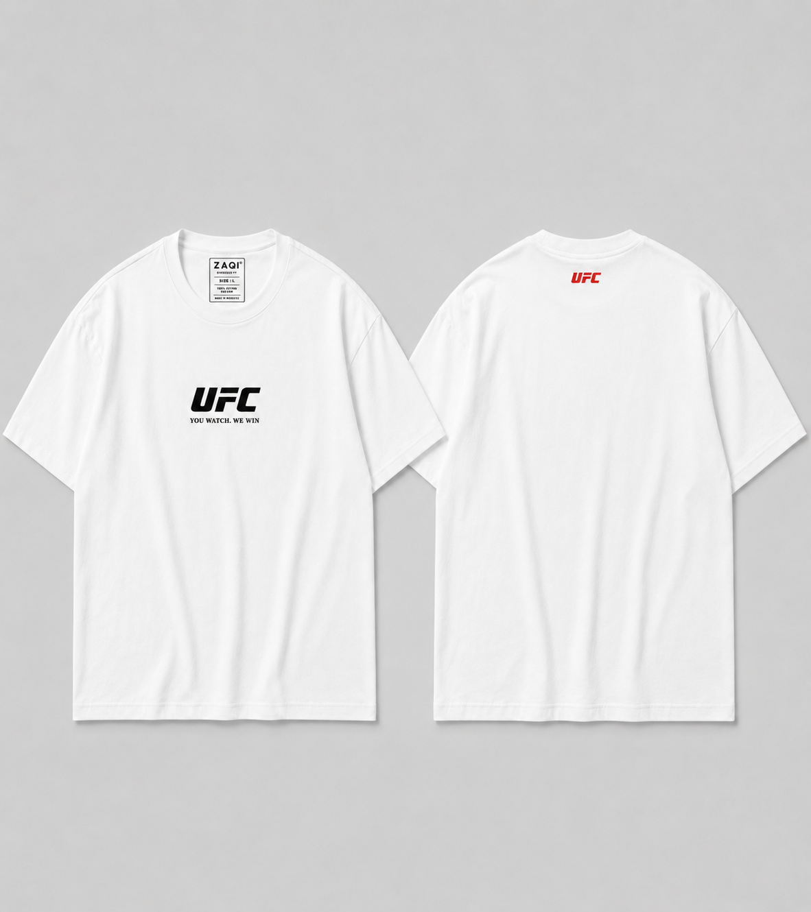 UFC Minimal Oversized Tee – Black