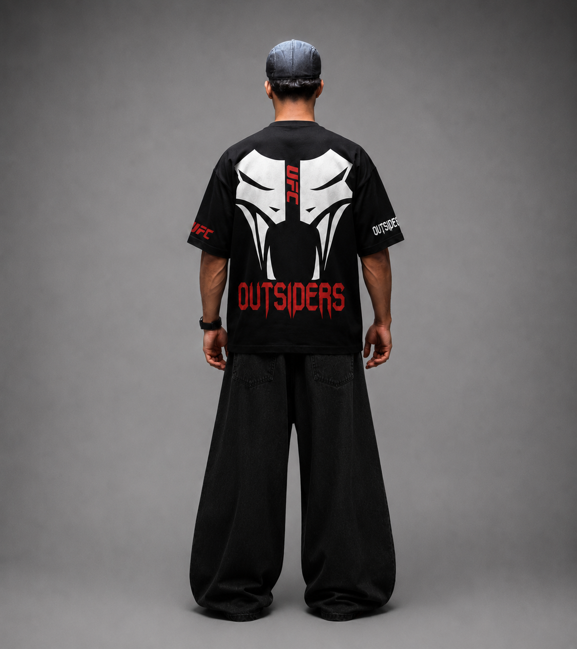 UFC Oversized Tee – Black