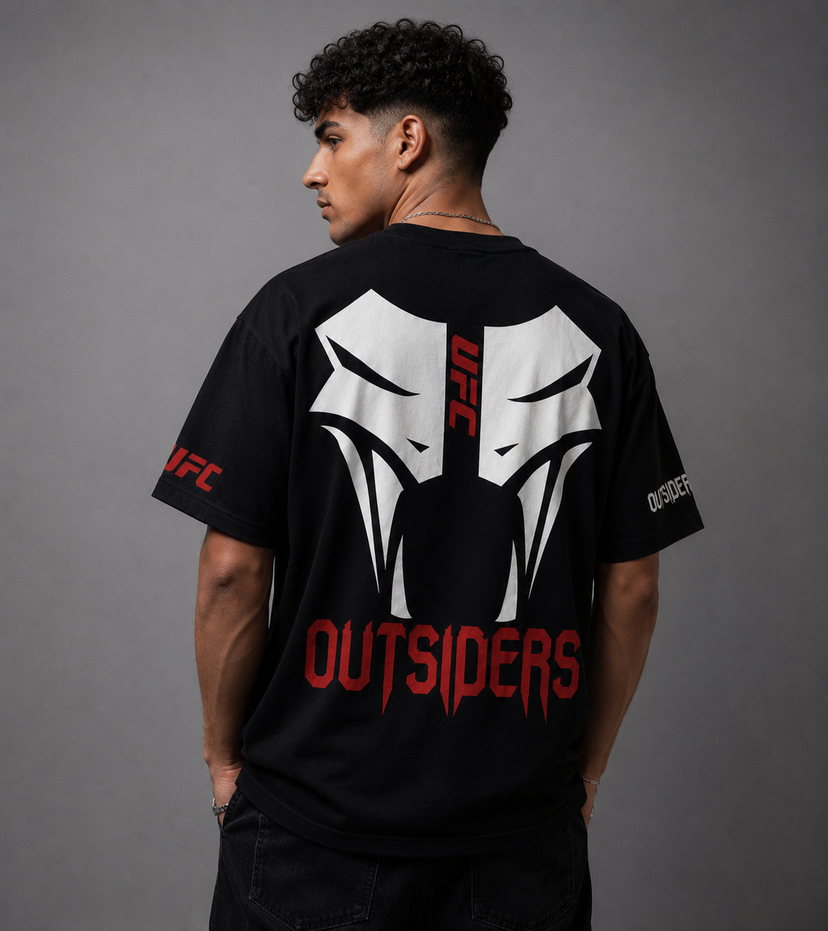 UFC Oversized Tee – Black